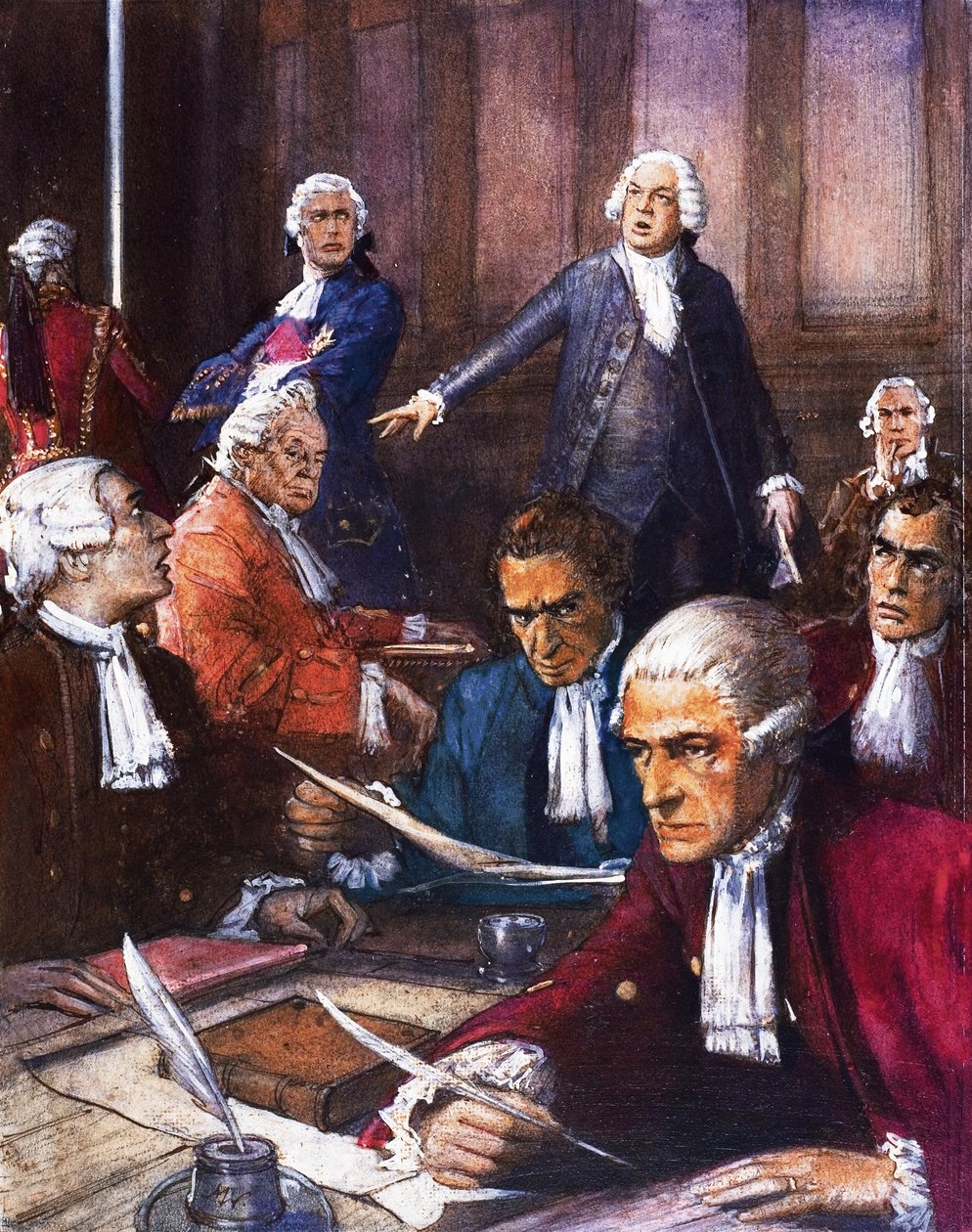 De Franse Nationale Vergadering door John Millar Watt