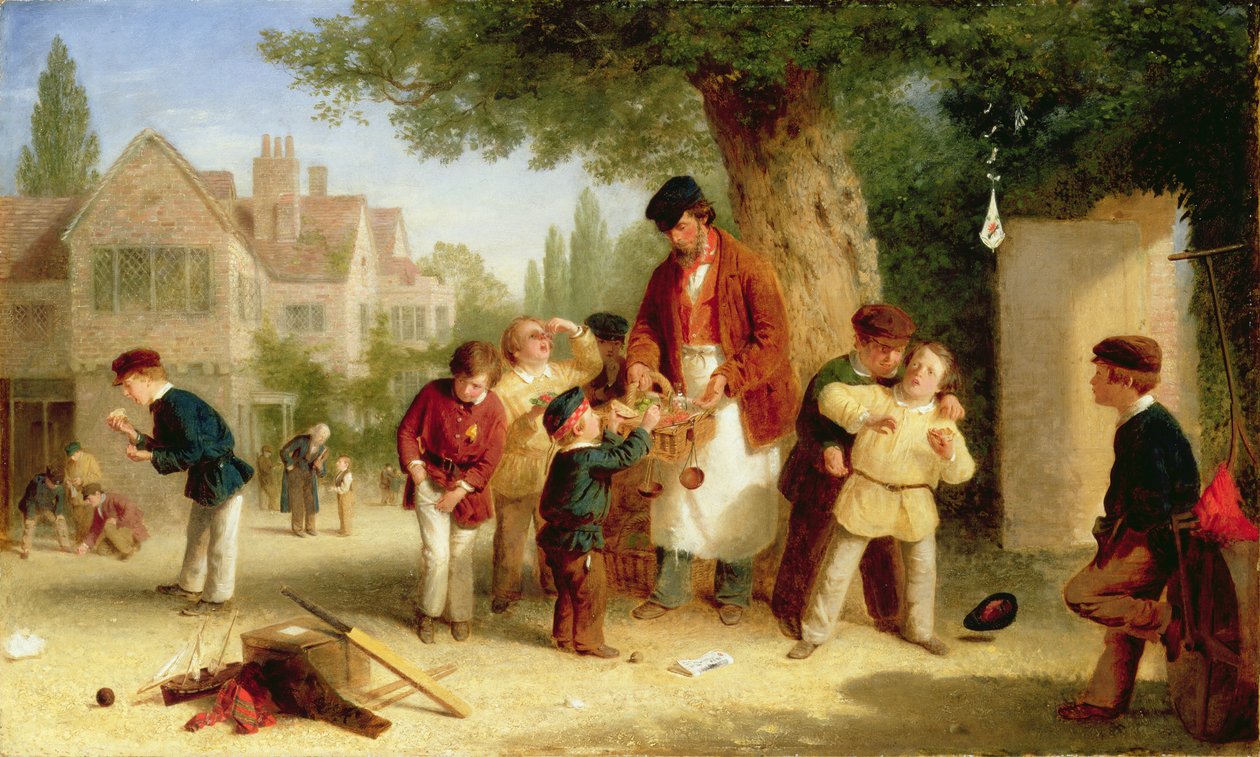 Een dorpsschool in Bedfordshire door John Morgan