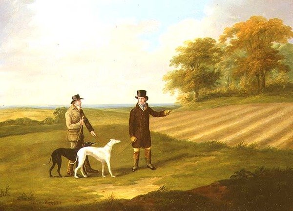 Vinden, een coursing scène door John Nott Sartorius
