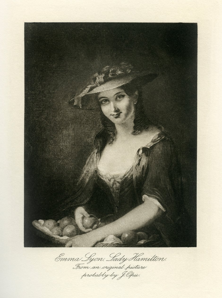 Emma Lady Hamilton door John Opie