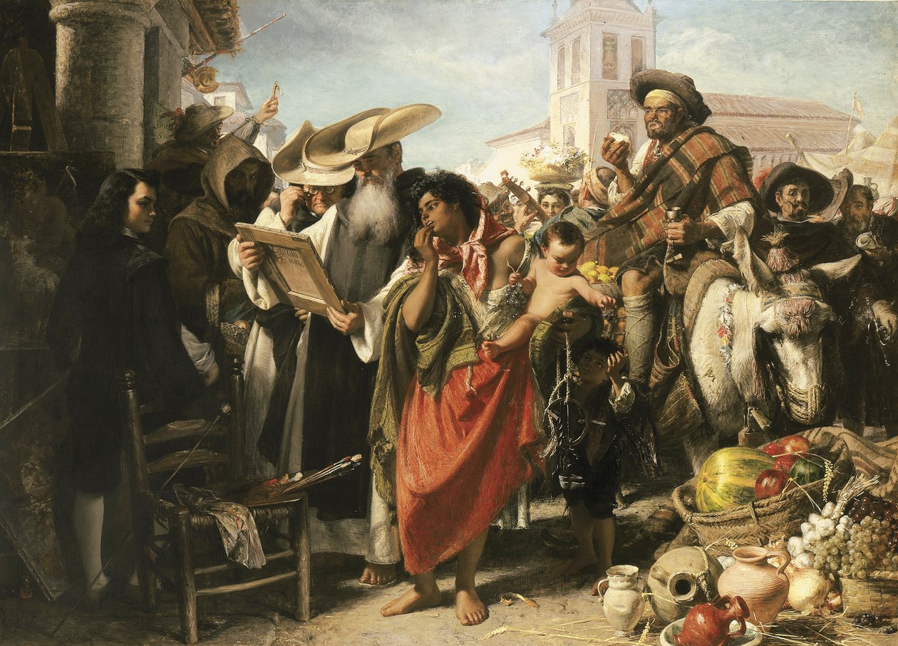 De Vroege Carrière van Murillo, 1865 door John Phillip