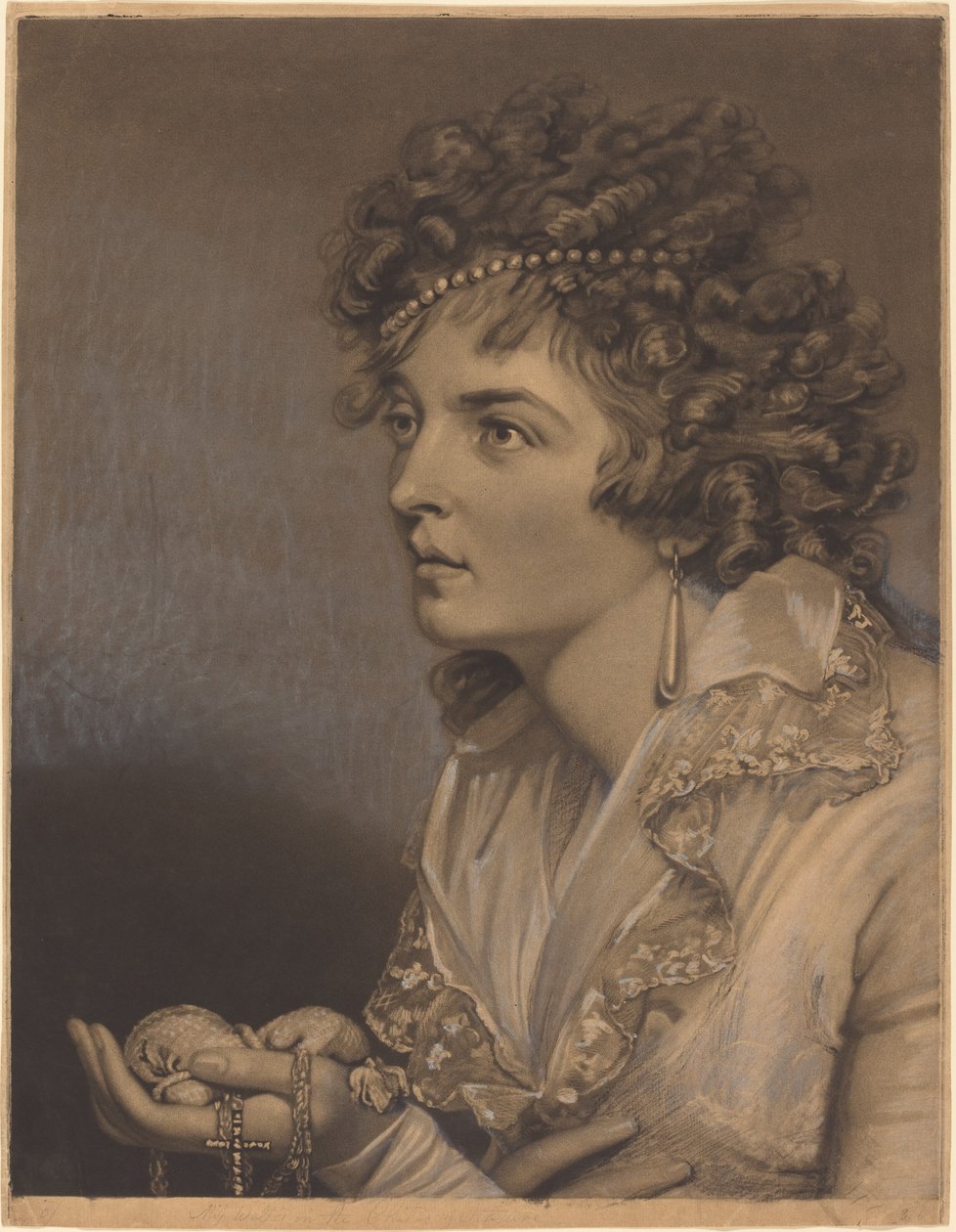 Amanthis met parels door John Raphael Smith