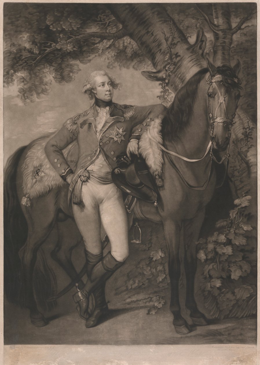 George, Prins van Wales door John Raphael Smith