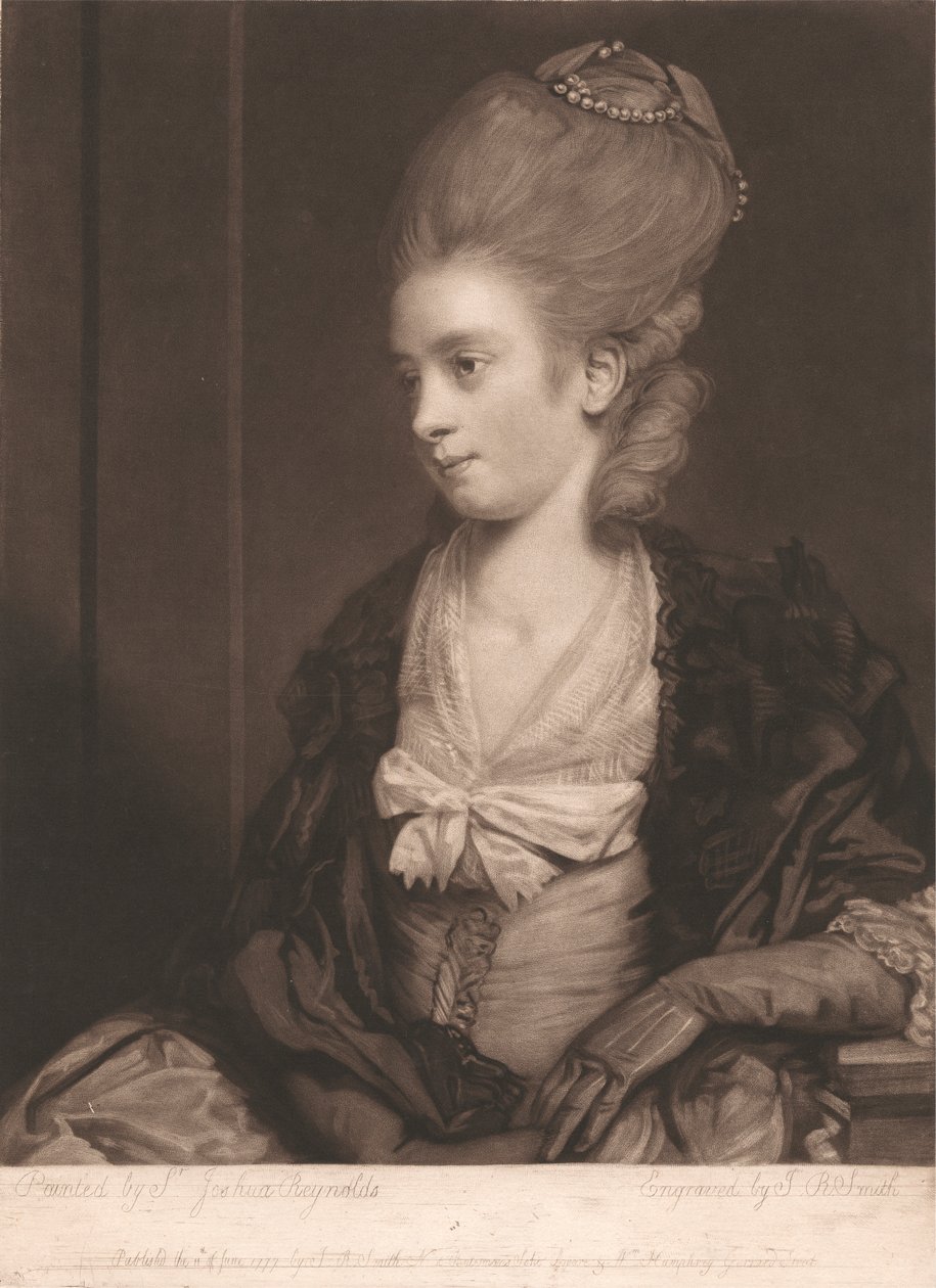 Miss Theophila Palmer door John Raphael Smith