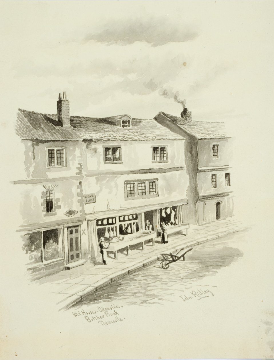 Oude Huizen, Akensides door John Ridley