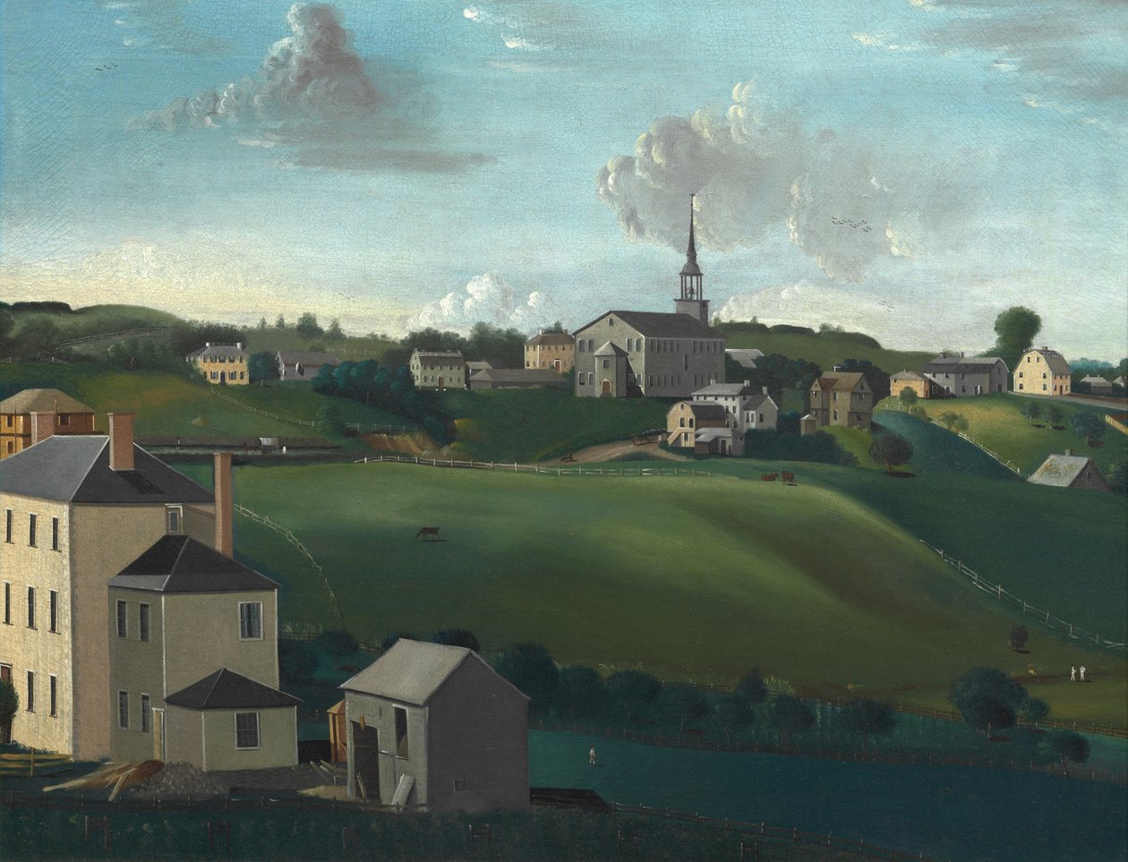 Meetinghouse Hill, Roxbury, Massachusetts door John Ritto Penniman