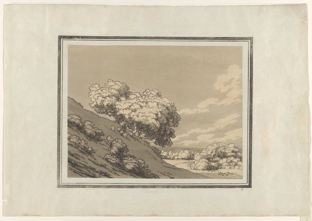 Thorn door John Robert Cozens (signed by artist)