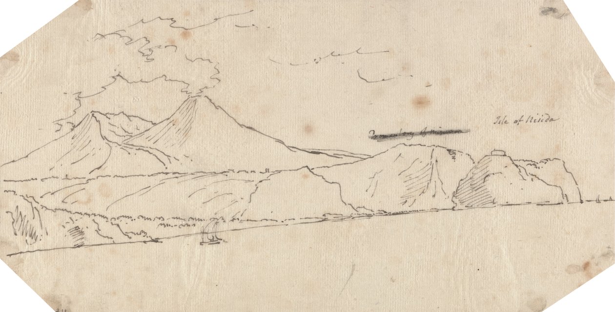 Isle of Nisida door John Robert Cozens