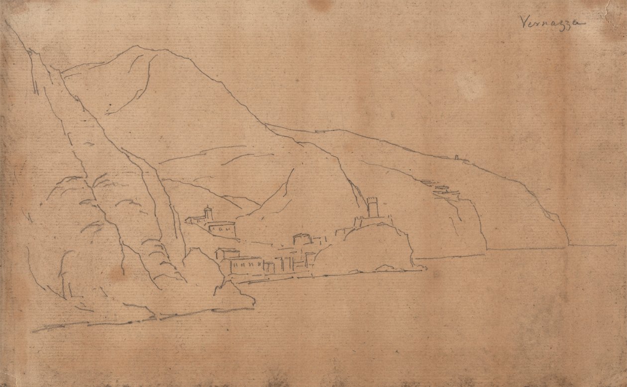 Vernazza door John Robert Cozens