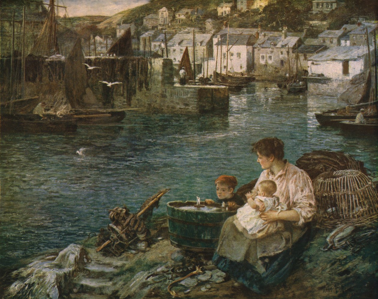 Het thuiseskader, 1903, ca. 1930 door John Robertson Reid