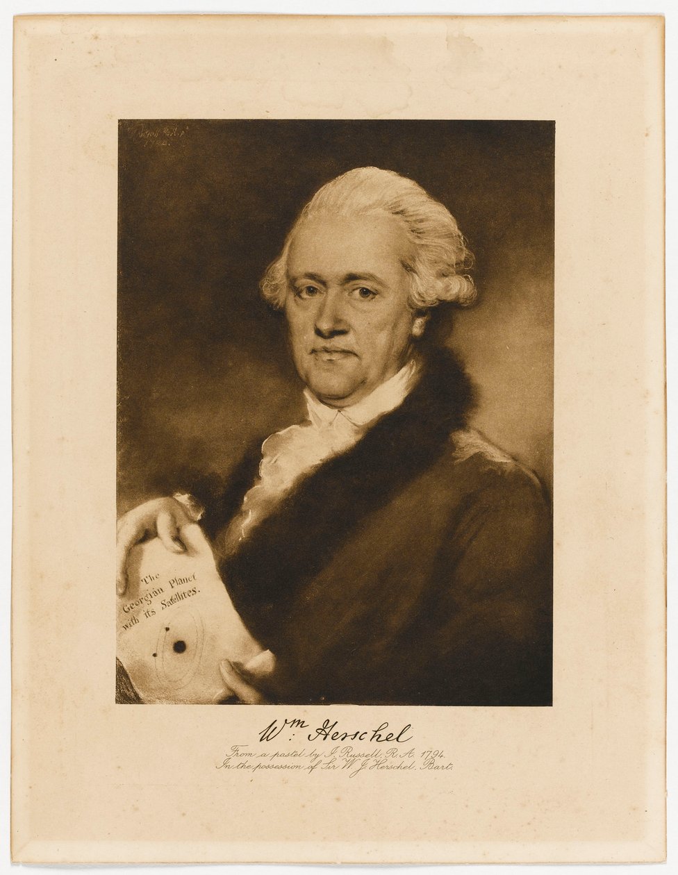 Sir William Herschel (1738-1822) door John Russell