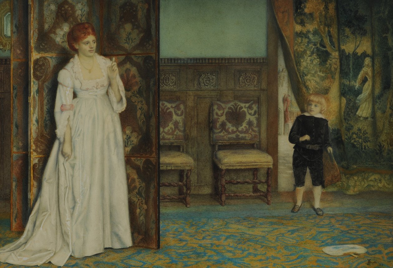 Verstoppertje, 1873 door John Scott