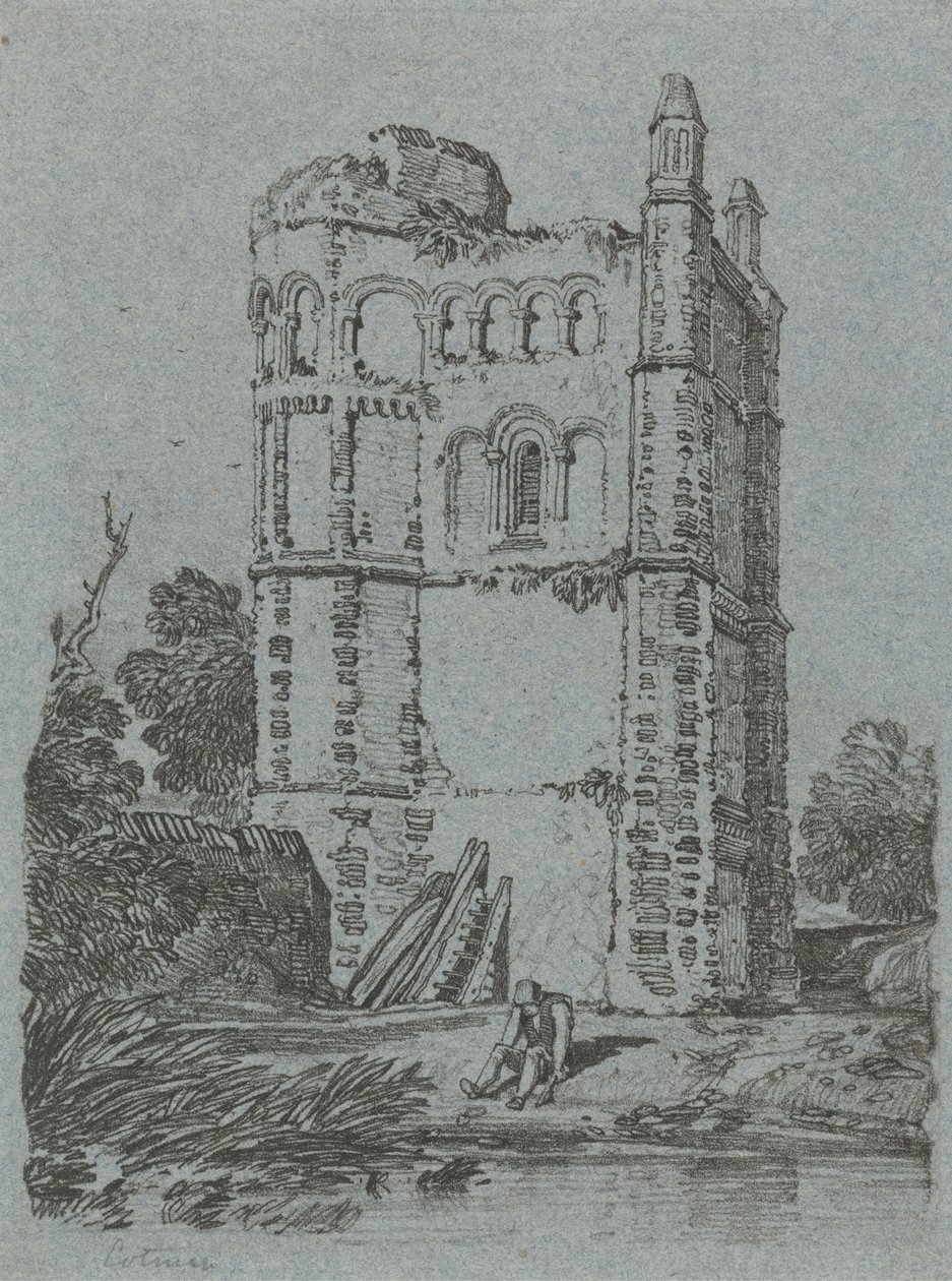 Brandsby Toren, Yorkshire door John Sell Cotman