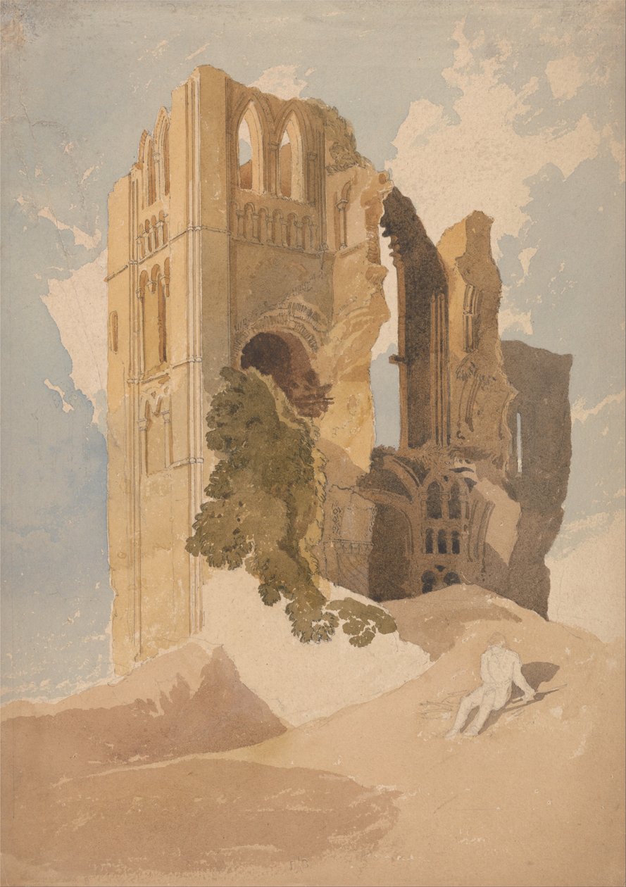 Priorij Kasteel Akkeren, Norfolk door John Sell Cotman