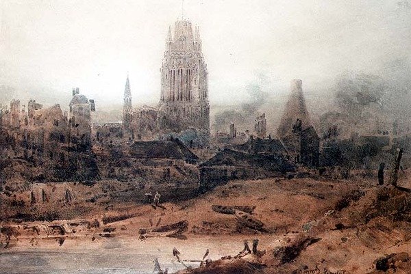St. Mary Redcliffe, Bristol door John Sell Cotman