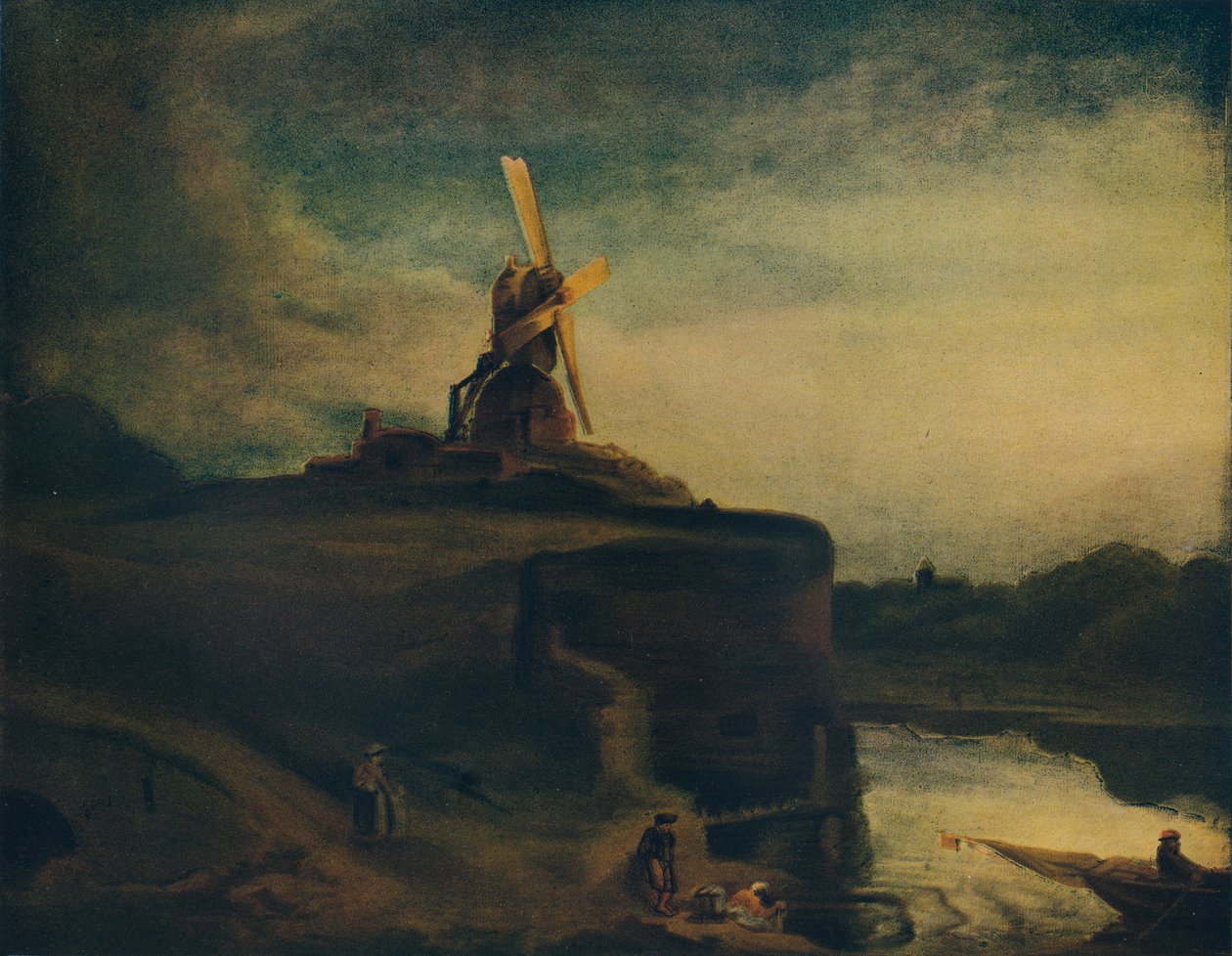 De Oude Molen, 19e eeuw, 1913 door John Sell Cotman