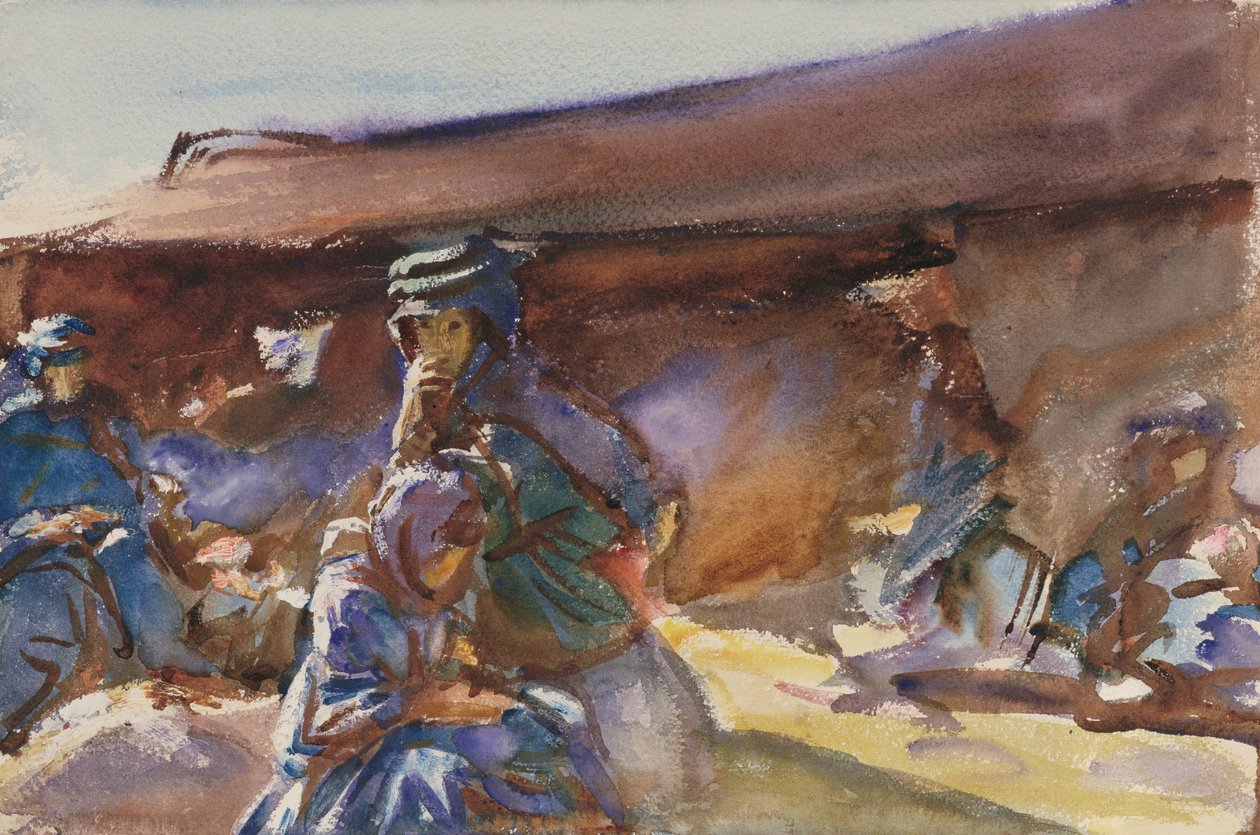 Zwarte Tent door John Singer Sargent