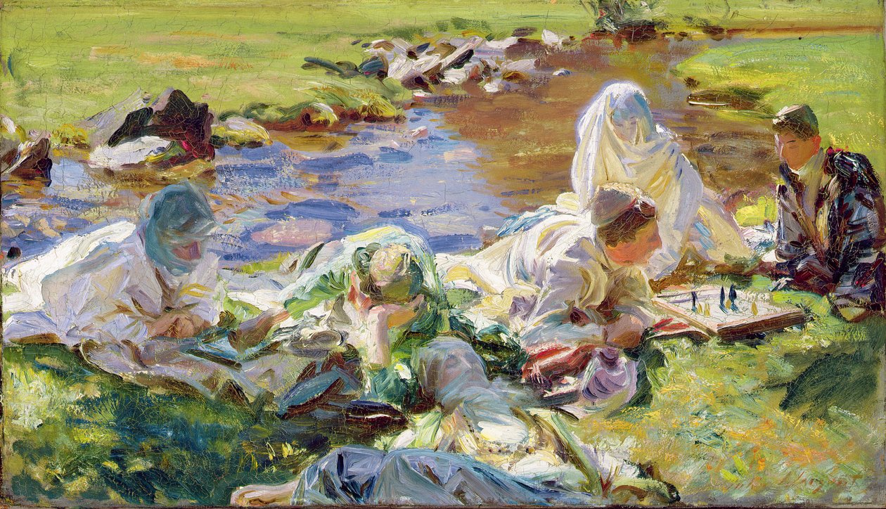 Dolce far niente, c.1907 door John Singer Sargent