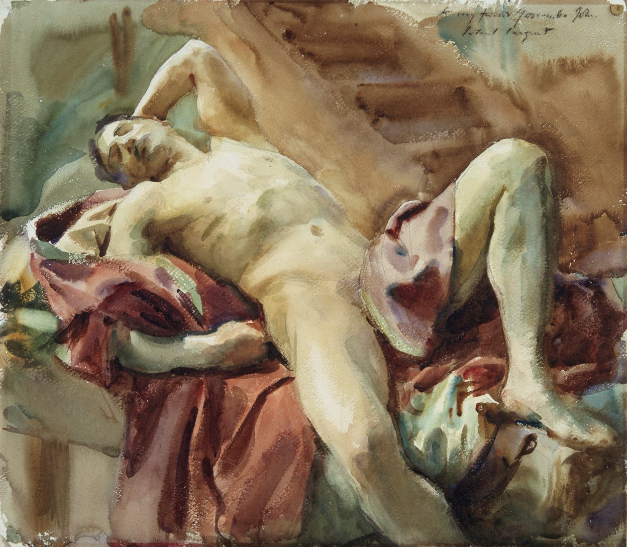 Figurenstudie door John Singer Sargent