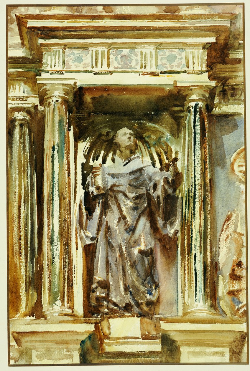 In een kerk in Granada door John Singer Sargent