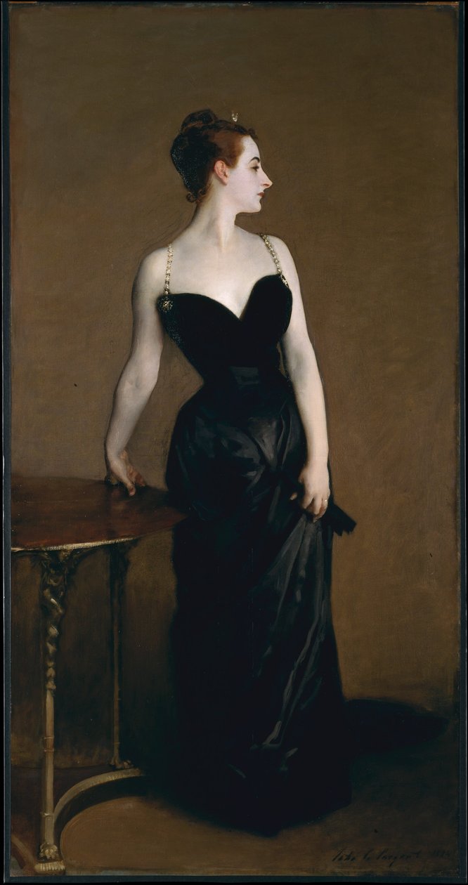 Madame X (Madame Pierre Gautreau) door John Singer Sargent