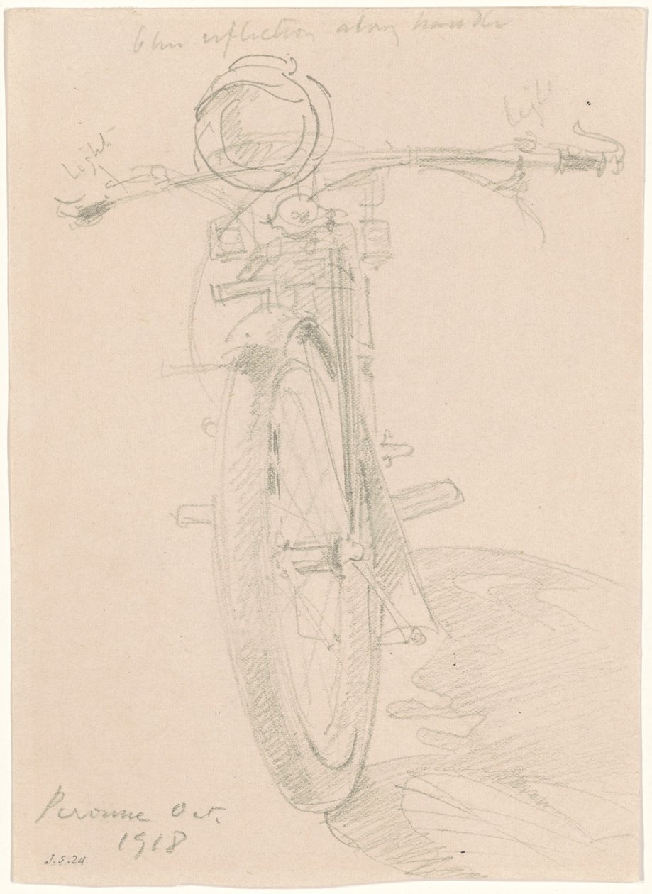 Motorfiets [recto] door John Singer Sargent