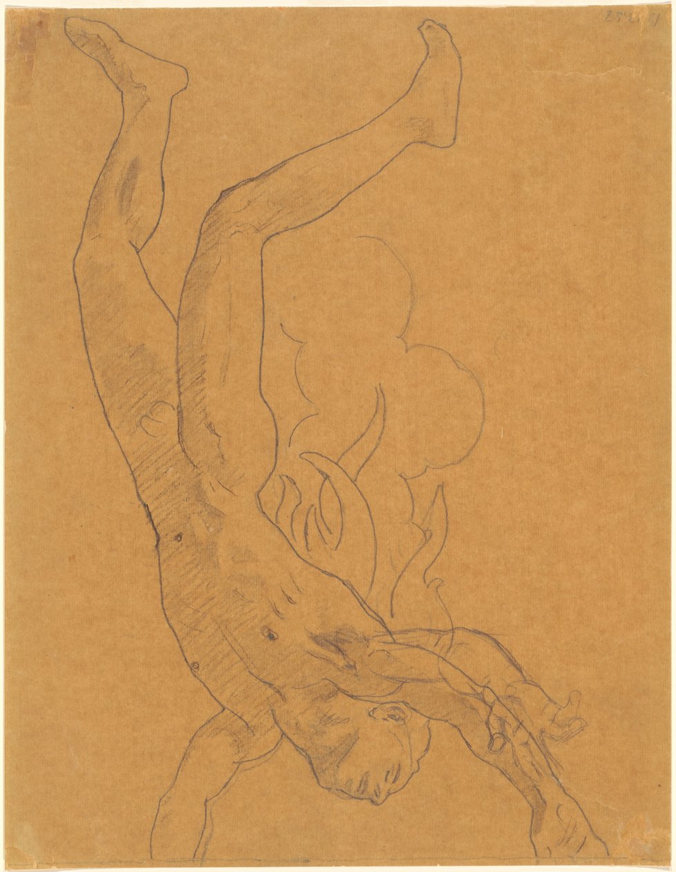 Studie voor "Phaethon" door John Singer Sargent