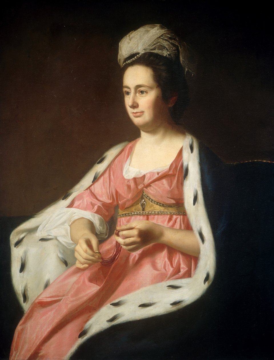 Abigail Smith Babcock (Mevrouw Adam Babcock) door John Singleton Copley