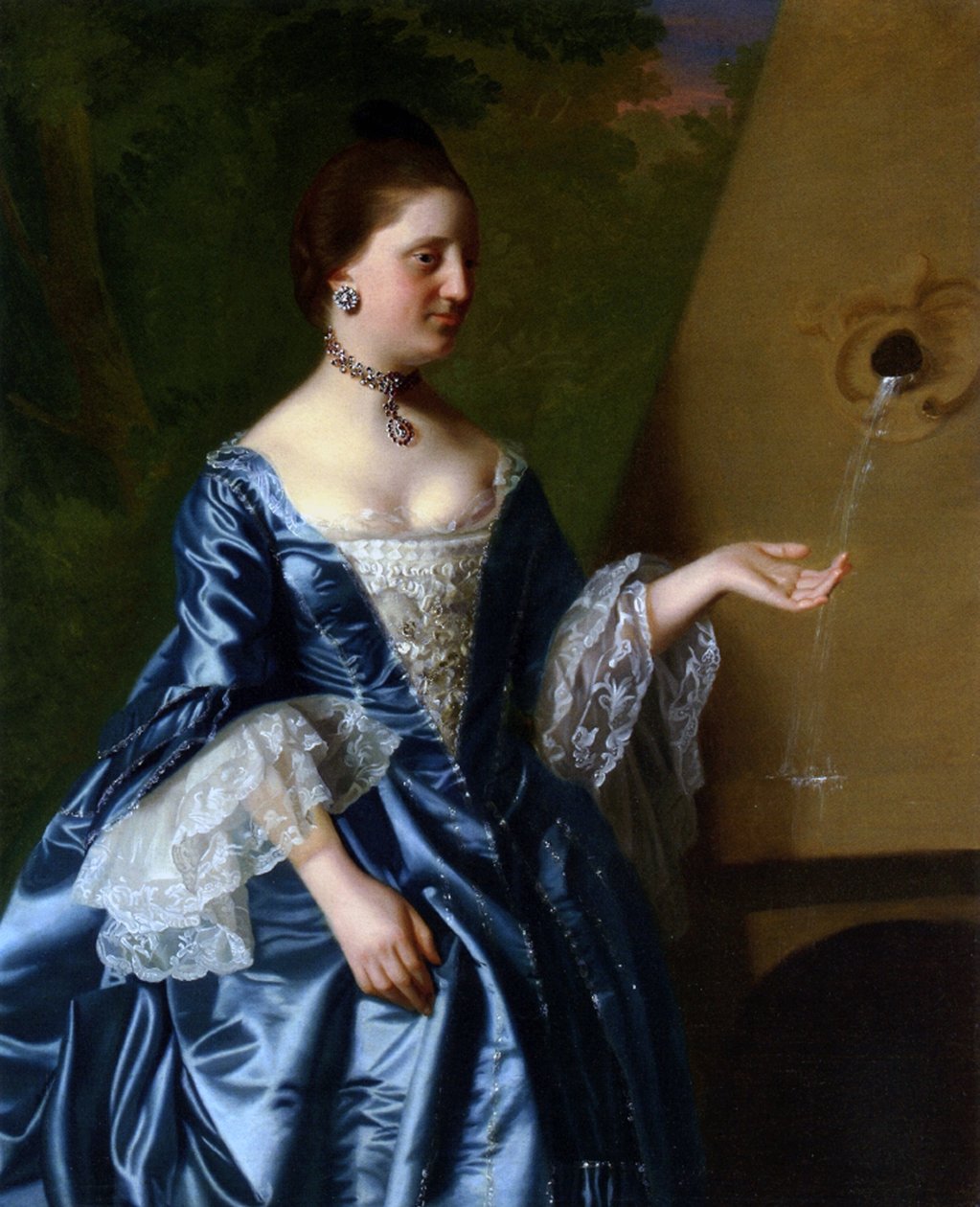 Mevrouw Alice Hooper, c.1763 door John Singleton Copley