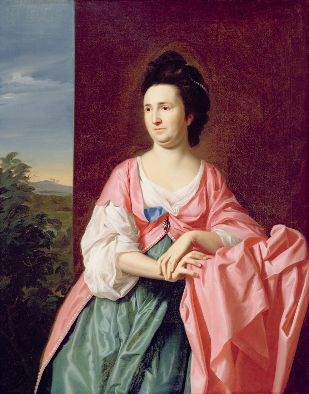Mevrouw William Eppes c.1769 door John Singleton Copley
