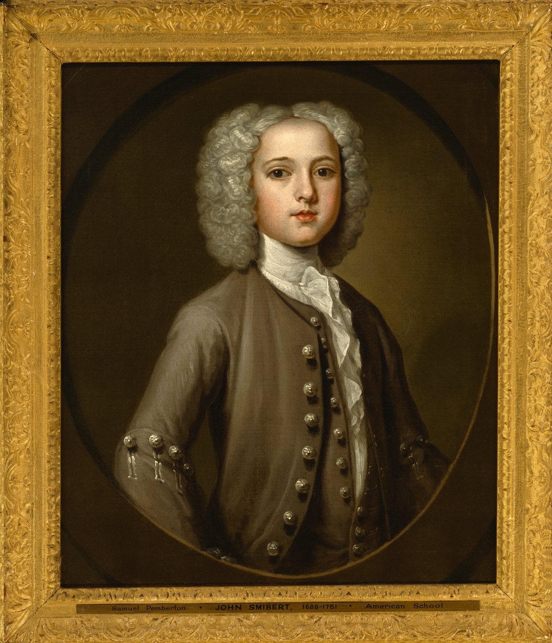Portret van Samuel Pemberton, 1734 door John Smibert