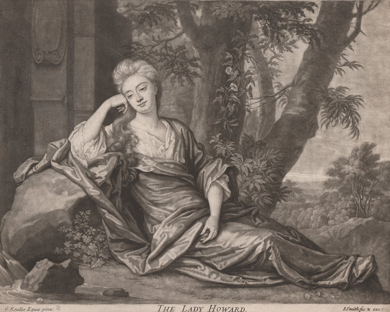 De dame Howard door John Smith