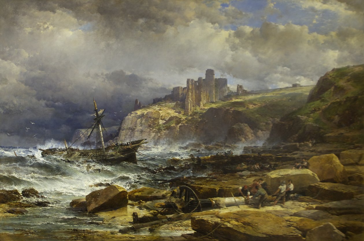 Tantallon Castle door John Syer