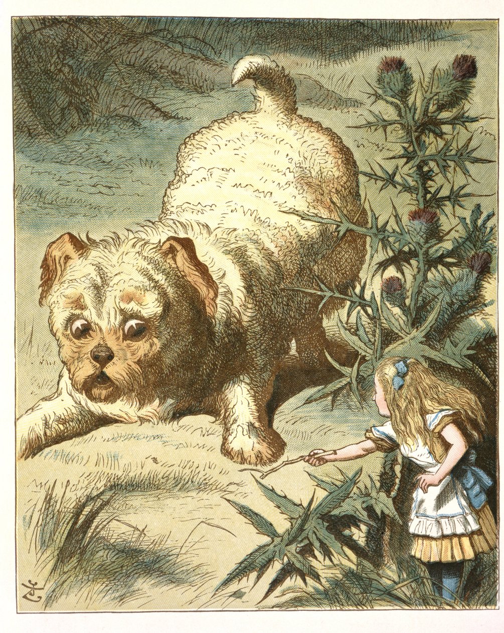 Dash de puppy door John Tenniel