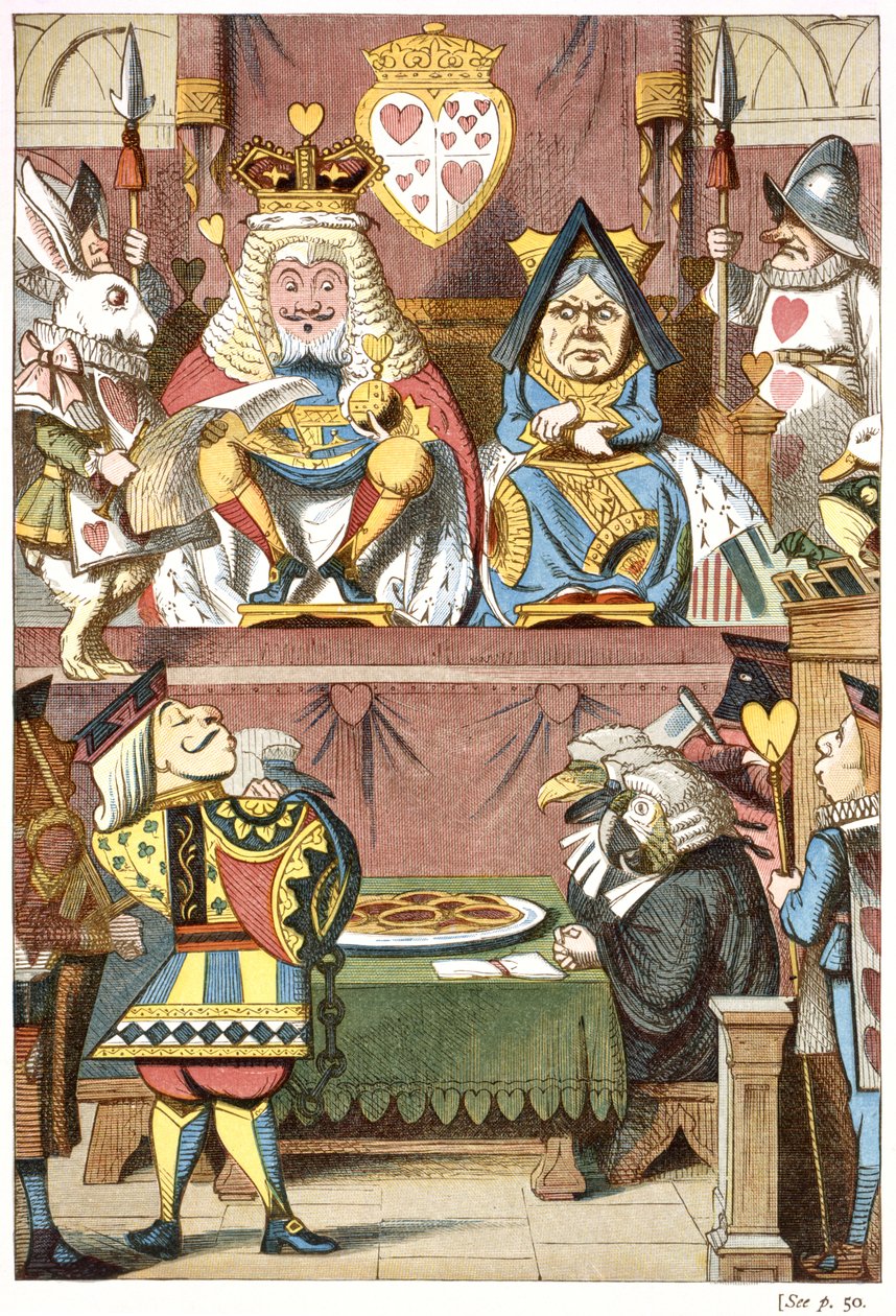 De taarten inspecteren door John Tenniel