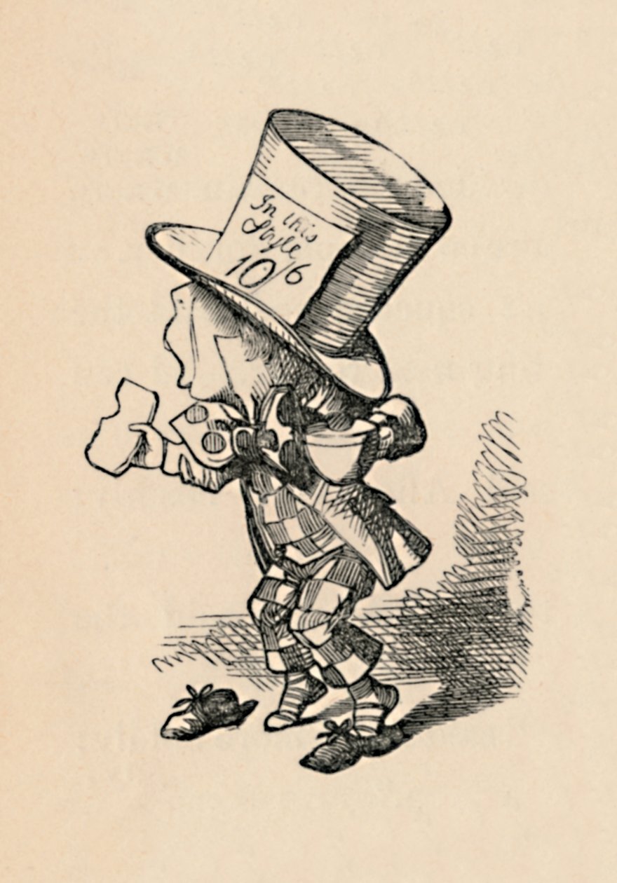 De Gekke Hoedenmaker in de Rechtbank, 1889 door John Tenniel