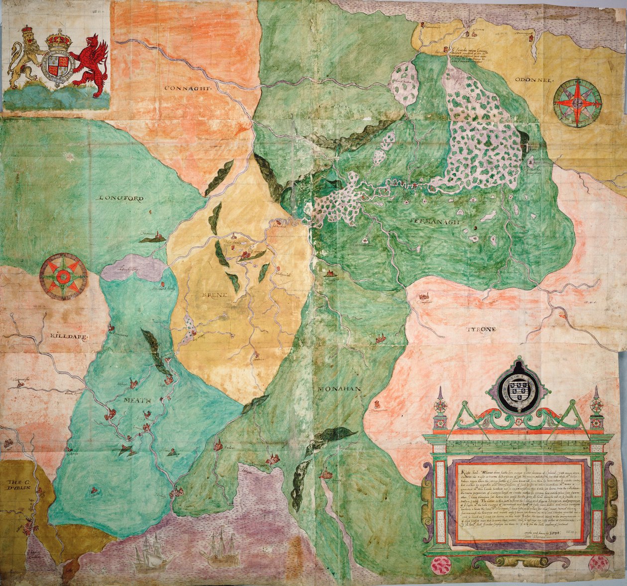 Ierland tussen Londonderry en Dublin door John Thomas