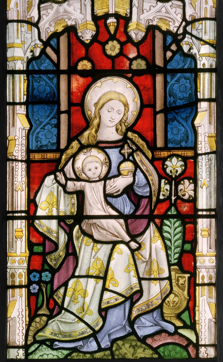 Madonna en Kind, c.1863 door John Thomas Grylls