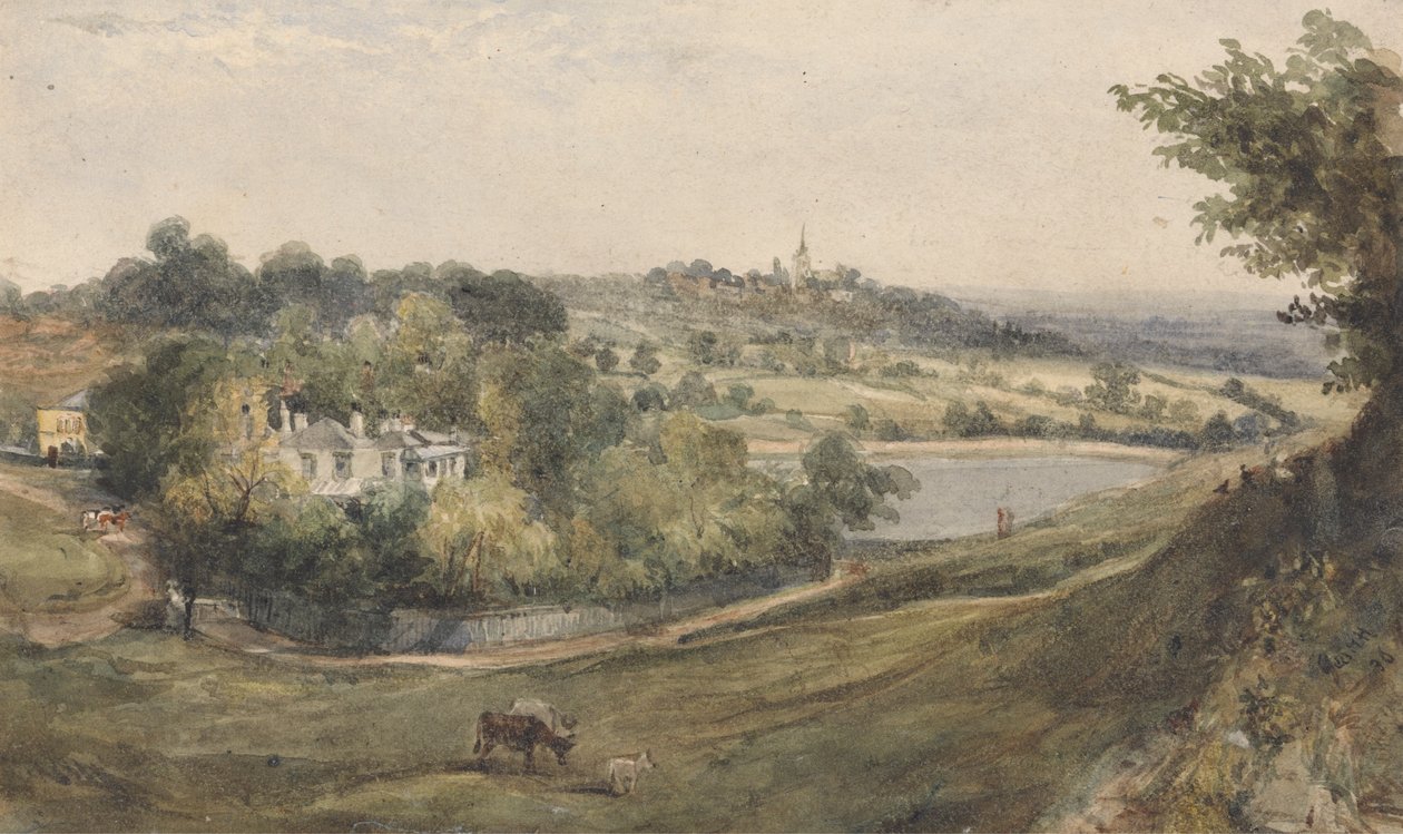 Vale of Health - Hampstead door John Thomas Smith