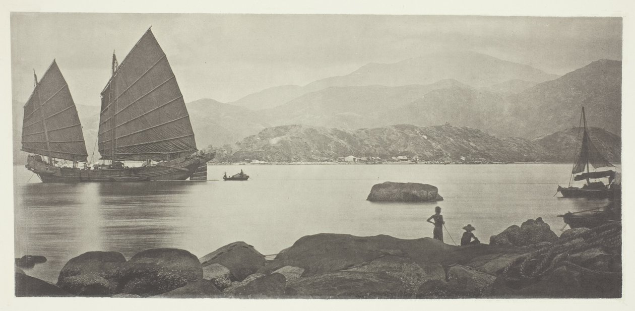 Een Canton handelstroep door John Thomson