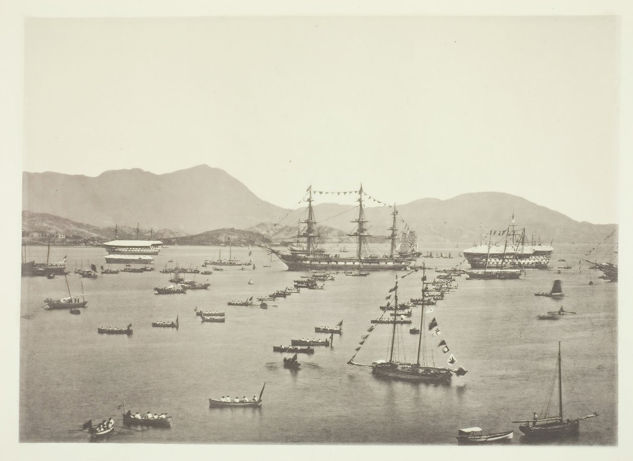 De Haven, Hong-Kong, ca. 1868 door John Thomson