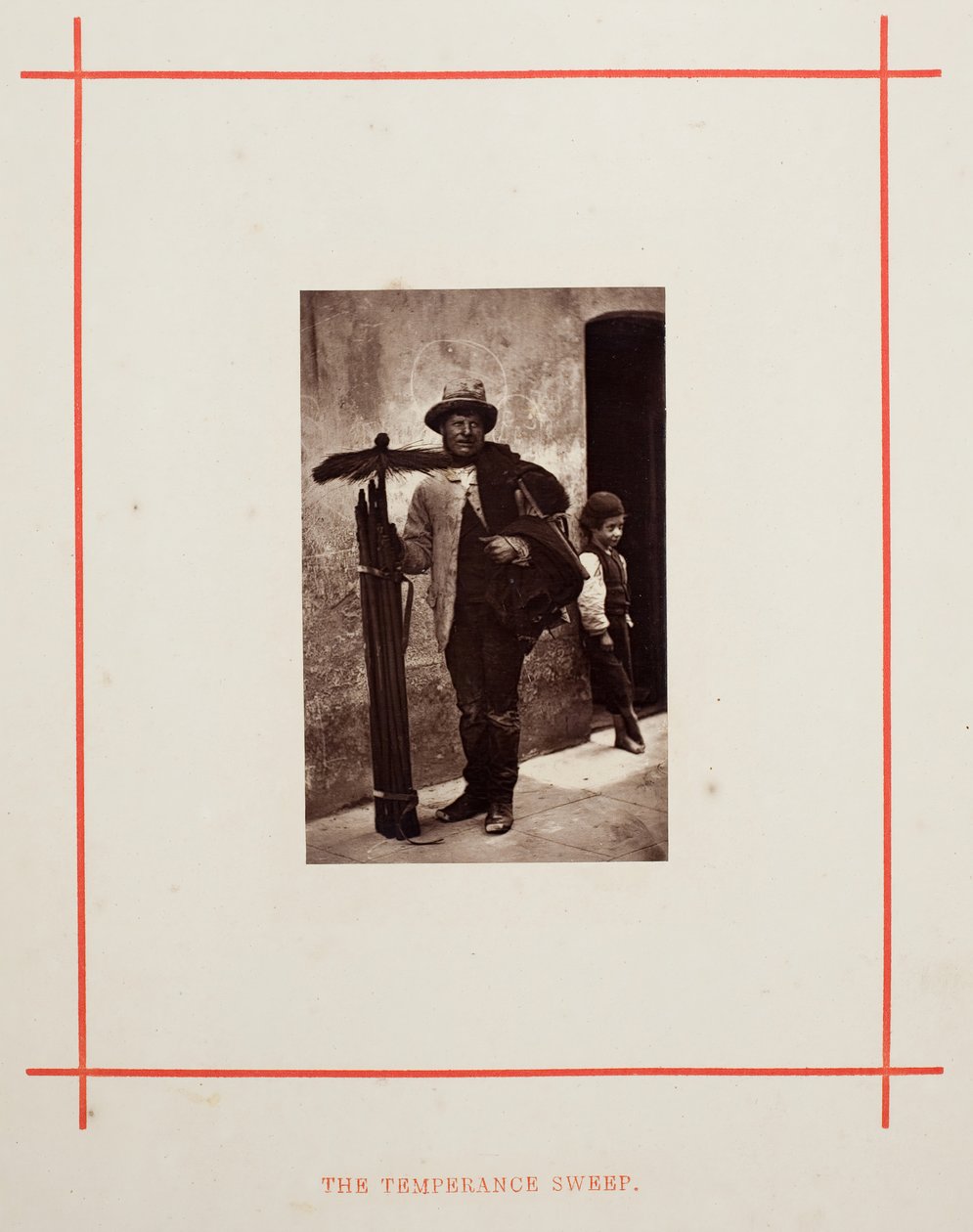 De matigheidsschoorsteenveger, 1877 door John Thomson