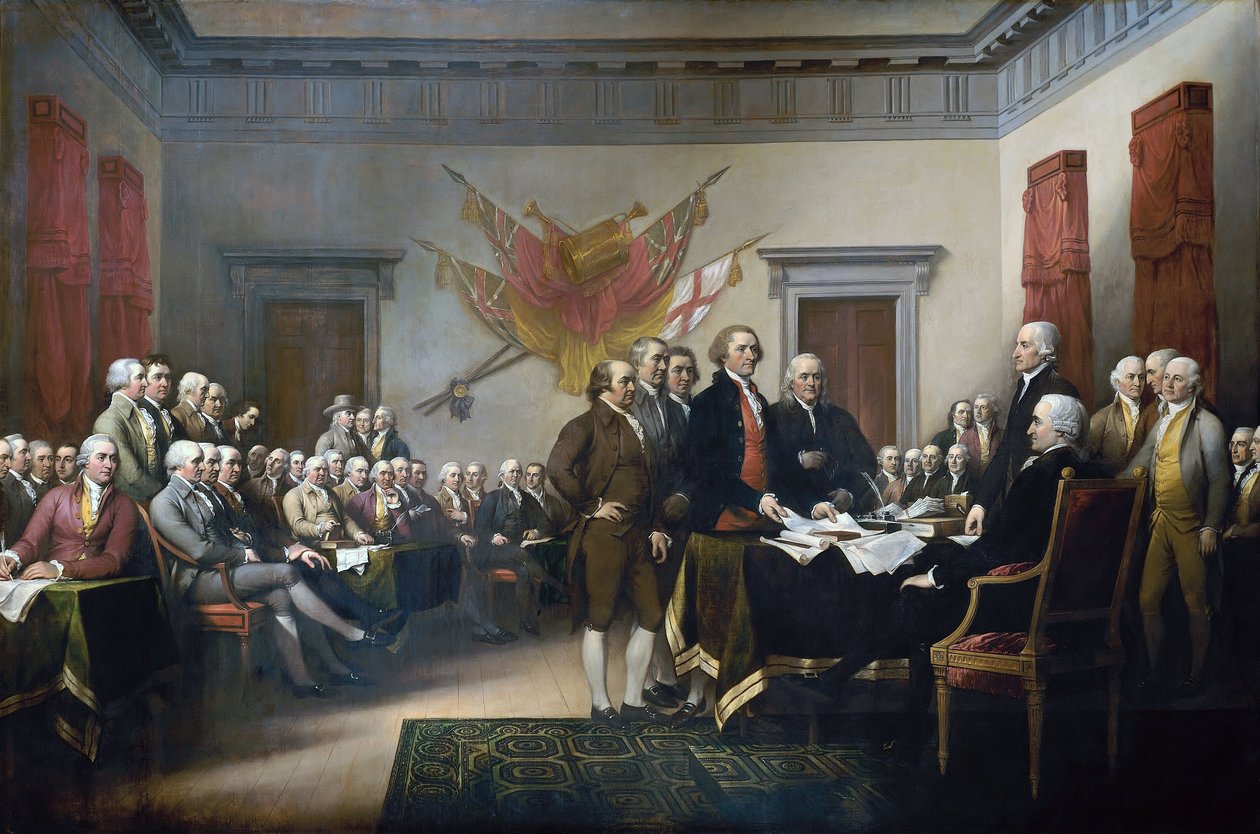 Verklaring van Onafhankelijkheid door John Trumbull