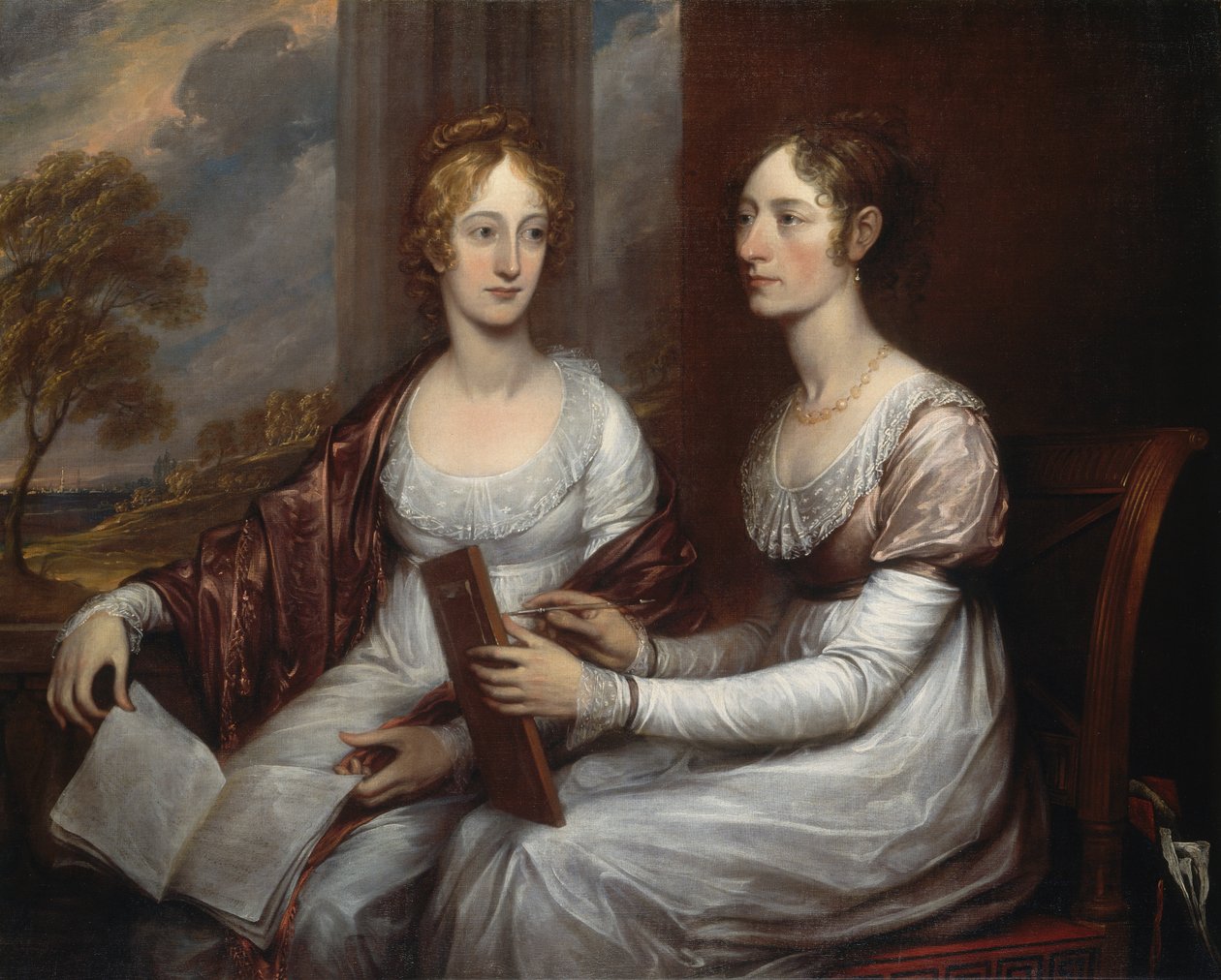 De Juffrouwen Mary en Hannah Murray, 1806 door John Trumbull
