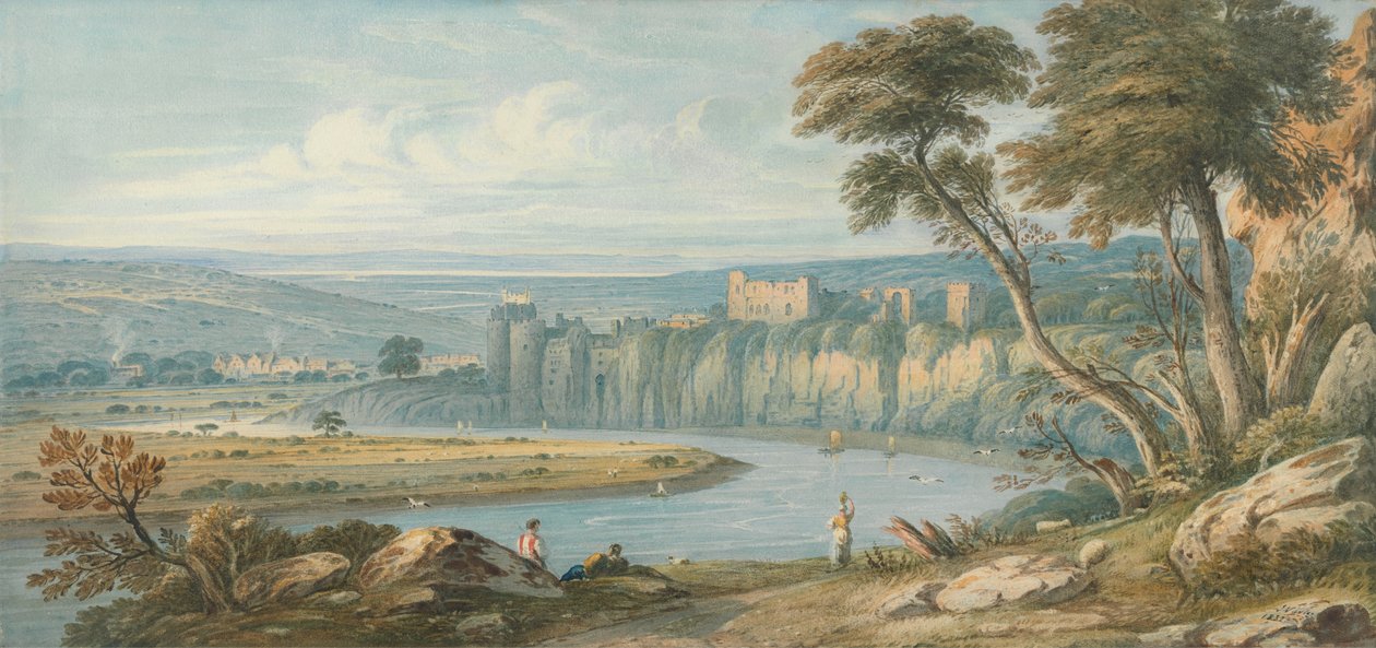 Chepstow Kasteel door John Varley