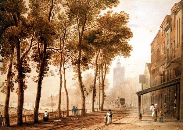 Cheyne Walk, Chelsea door John Varley