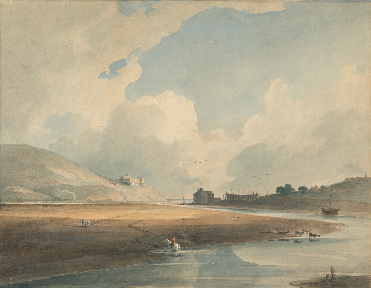 Harlech Kasteel en Twgwyn Veerboot door John Varley