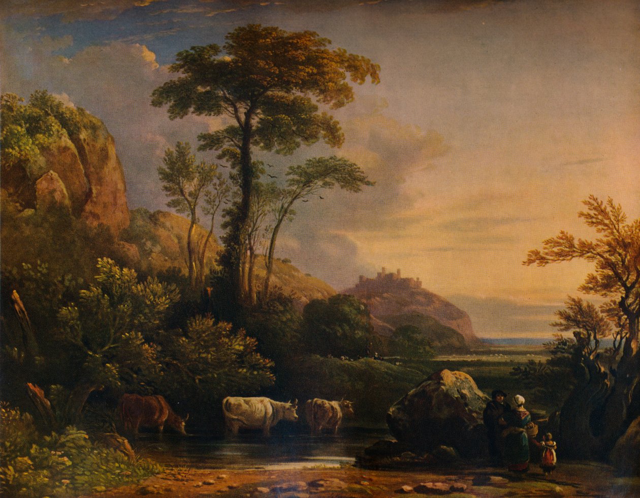 Kasteel van Harlech, 1832, 1938 door John Varley I