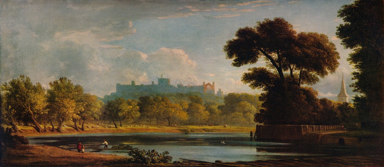 Uitzicht op Windsor door John Varley I
