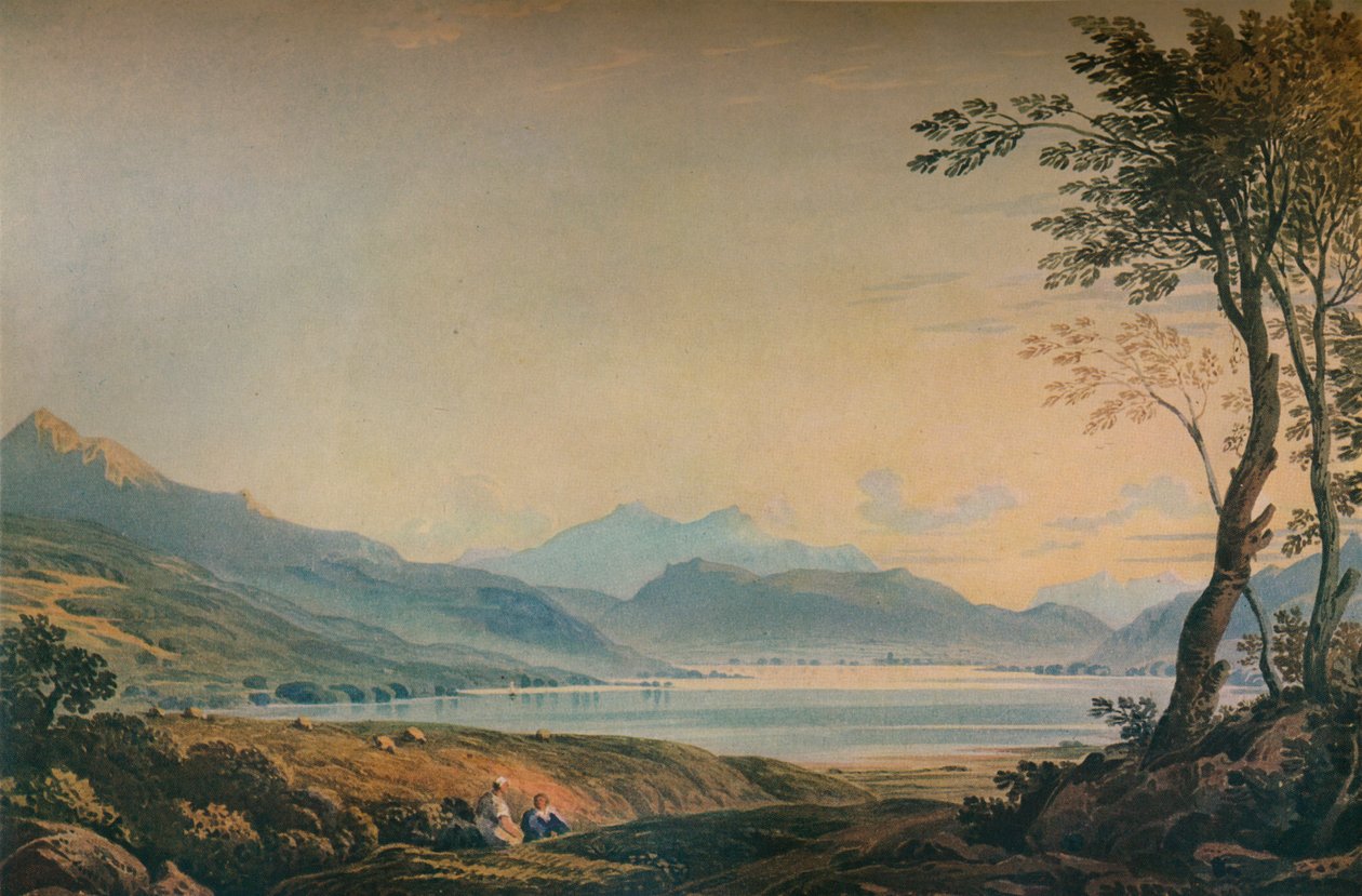 Windermere vanuit Bowness, c1822, 1938 door John Varley I